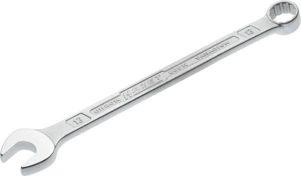 Clé mixte Hazet, profil de traction extérieur double hexagonal, 13 mm, 600N-13