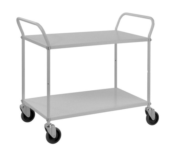 Chariot à plateaux Kongamek avec 2 étagères métalliques, KM4147-ZERO
