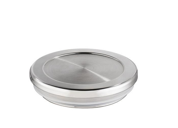 Couvercle APS Weck, Ø 10,5 cm, hauteur : 2 cm, inox 18/8, avec joint silicone, 82360