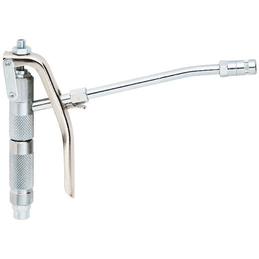 Pompe à graisse ELMAG avec tube rigide, joint tournant IT 1/4', avec tête graisseuse à 4 mors, 33170