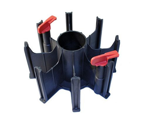 Adaptateur de bobine ELMAG pour rouleau de fil 15 kg, 8 bras avec bascule, 54910