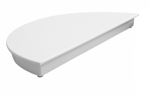 Assiettes à gâteaux Schneider, mélamine, blanc, 1/2, diamètre : 160 mm, hauteur 30 mm, 227026