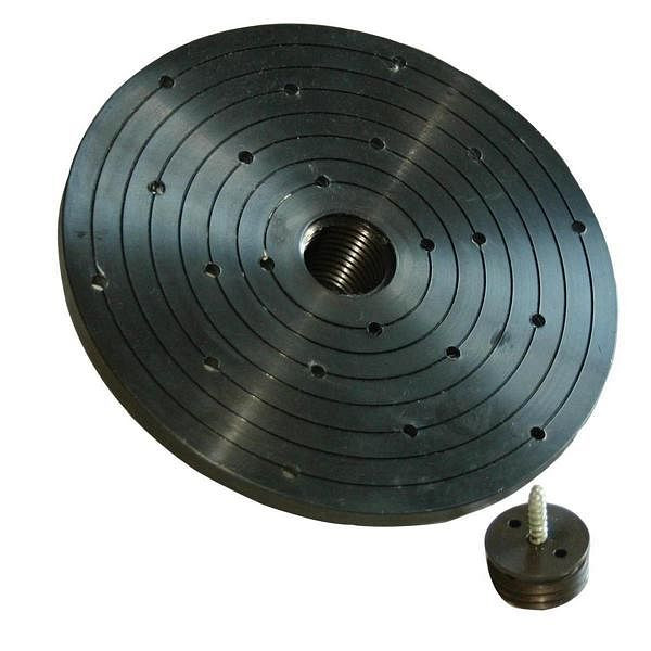 Plaque frontale Holzmann avec mandrin à vis 200 mm/M33, insert à vis, PSE200