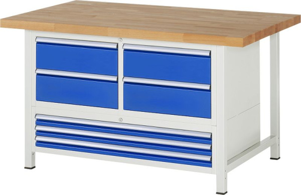 Etabli RAU série 8000 - modèle 8934, L1500 x P900 x H840-1040 mm, 13-8934A2-159B4H.11