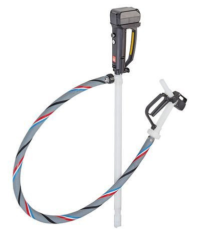 Pompe sans fil DENIOS B2 en PVDF, 260 W, profondeur d'immersion 1000 mm, tuyau 1,5 m, buse, 267-783