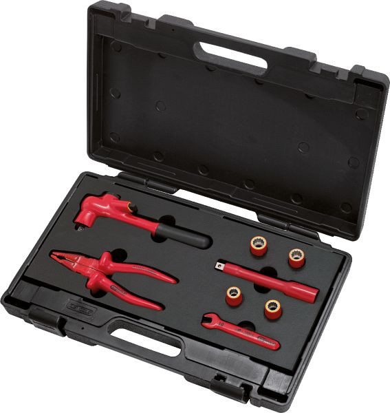 Coffret d'outils KS Tools avec outils isolés pour véhicules électriques PSA, 8 pièces, 117.1825