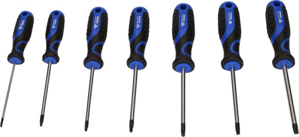 Jeu de tournevis Brilliant Tools, 7 pièces, profil Torx, BT034007