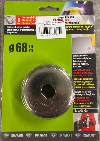 Foret diamant ELMAG Ø 68 mm (sans adaptateur), 61769