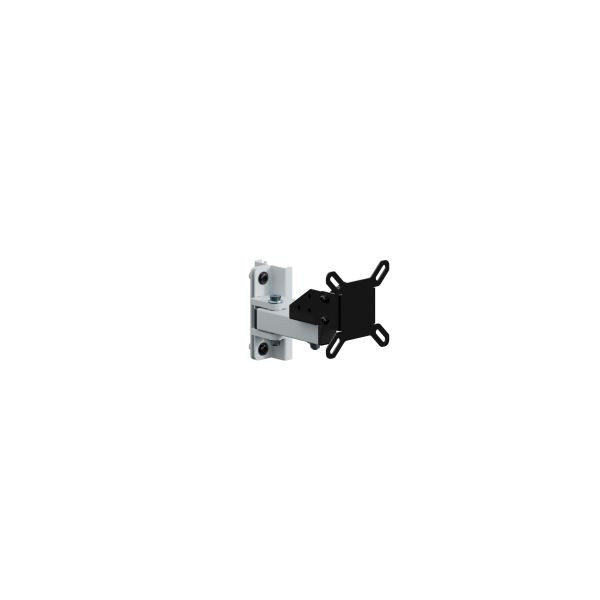 Bras pivotant SOFAME pour écrans max. 27 pouces, monobloc court L80 mm, gris clair RAL 7035, W010080312GC