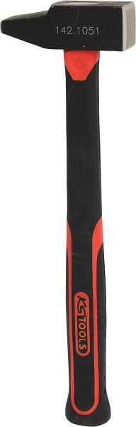Marteau de mécanicien KS Tools, manche en fibre de verre, forme française, 400g, 142.1051