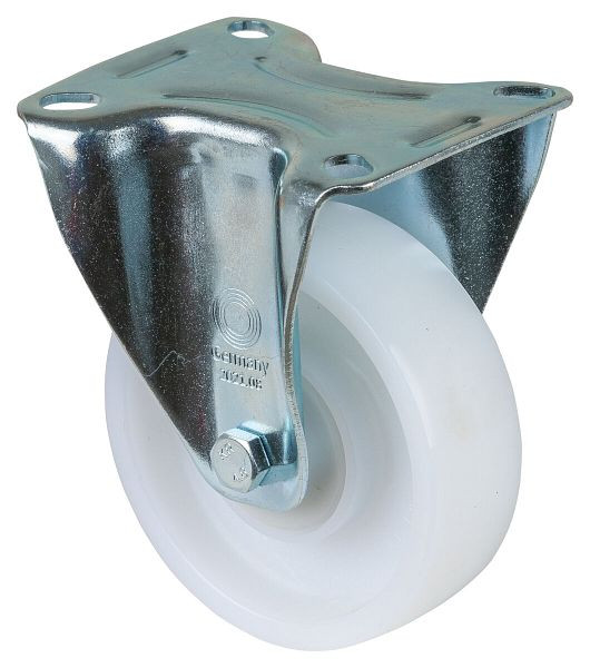 Rouleau de transport BS rollers, rouleau fixe, largeur de roue 32 mm, roue Ø 100 mm, capacité de charge 160 kg, roulement à billes, lot de 2, L410.B15.101