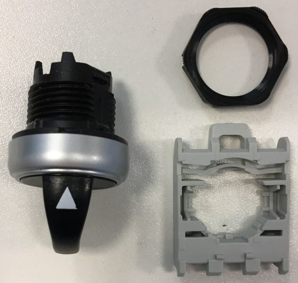 ELMAG interrupteur 0/1 type LOVATO pour générateur d'énergie pour installation sur panneau, avec support, 9503372