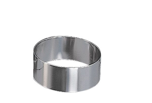 Cercle à gâteau APS, Ø 16,5 - 32 cm, hauteur : 7 cm, acier inoxydable, réglable en continu, 00040