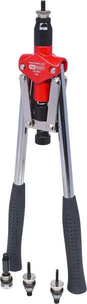 KS Tools jeu de riveteuses manuelles à bras long pour manchons filetés, 10 pièces, 150.9660