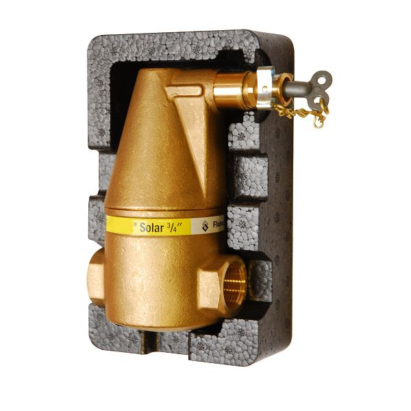 Séparateur d'air Solarbayer solaire 3/4" IT avec isolation thermique ERP, 430010000