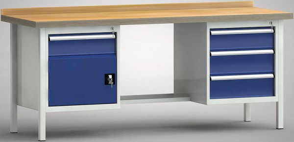 Etabli standard KLW - 2000 x 700 x 840 mm L x P x H, WS202N-2000M40-E2072