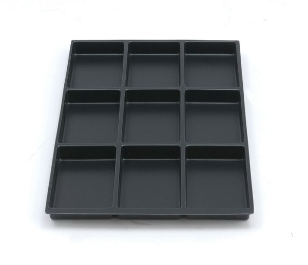 Bisley MultiDrawer ™ insert de tiroir A4 9 compartiments pour tous les tiroirs DIN A4, plastique, 222P1800