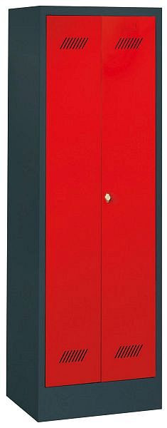 PAVOY Armoire-penderie avec base - 2 portes - verrouillables ensemble, 20201-213-732