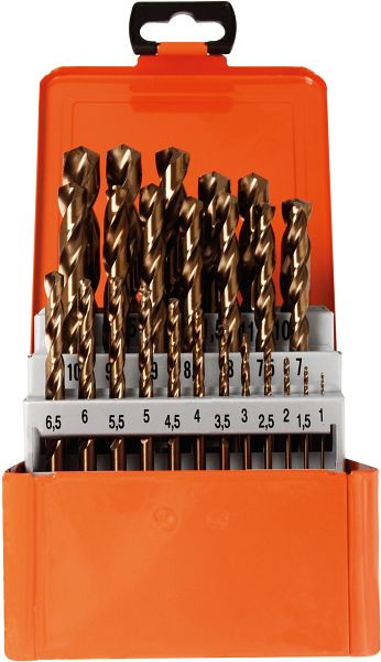 Mallette de forage Projahn HSS-Co 25 pièces 1-13 / 0,5 mm ECO, 60386