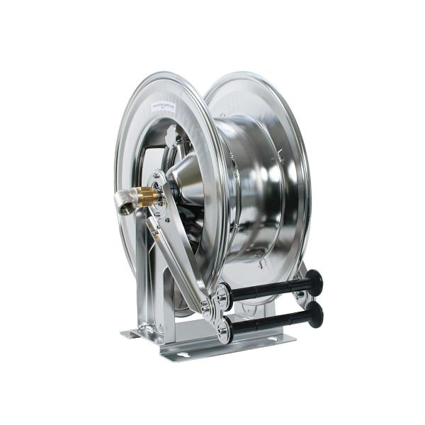 Enrouleur Ebinger OSM 610, max. 20bar / 90 ° C, max. 30m - 1/2 "/ 25m - 5/8" Tuyau tissu PVC, 1.614.100