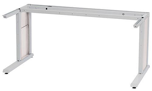 Bedrunka+Hirth table Workergo 4 pieds avec réglage par manivelle, dimensions en mm (LxP) : 1500 x 750, EC150KU75G