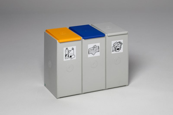 Bidon plastique VAR 40 L, 3 voies, sans couvercle, 3802