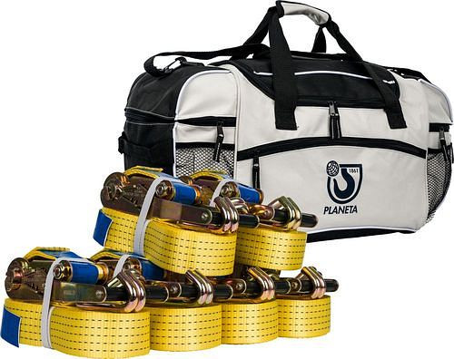 PLANETA sangle d'arrimage paquet C, 7 pièces, dans un sac de sport pratique, 306561