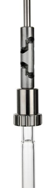 Double cardan Rettberg en acier inoxydable, Ø 14 mm, pour fûts en verre, 107000282