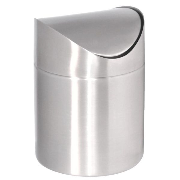 Poubelle de table OLYMPIA avec couvercle pivotant, CC463