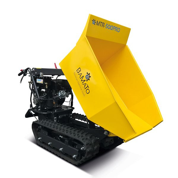 Mini dumper sur chenilles BAMATO MTR-500PRO avec système hydraulique basculant, MTR-500PRO