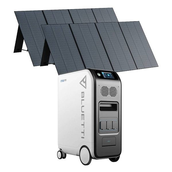 Centrale BLUETTI EP500Pro + 2x panneaux solaires PV350, EP500PRO+2xPV350