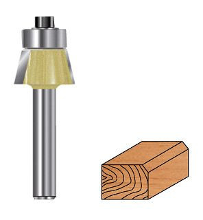 Fraise à chanfreiner Projahn avec position boule D 32 mm, L 44,8 mm, L2 13 mm, 33209320