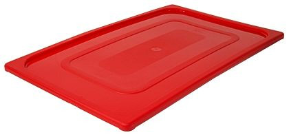 Couvercle Contacto GN 1/1, rouge en polypropylène, 5525/119