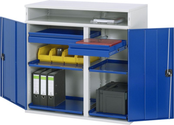 Bureau debout avec armoire latérale RAU - modèle 31, L1100 x P520 x H1060 mm, 07-1100T-M31.11