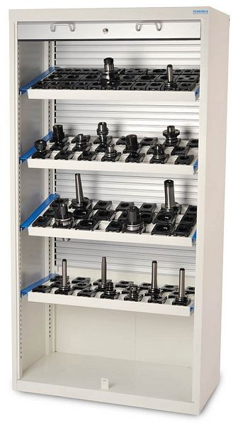 Bedrunka+Hirth Armoire à volets roulants CNC avec volets roulants en plastique, 4x cadres porte-outils CNC, T500 R 36-16, 02.295.00A