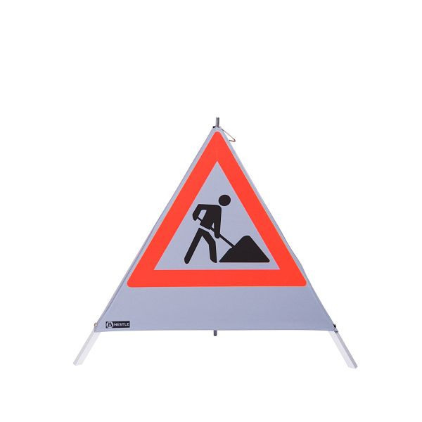 Pyramide d'avertissement NESTLE 70cm WAPY 70R, cadre lumineux avec pied central, film rétro, Schaufelmann VZ123, 19502001