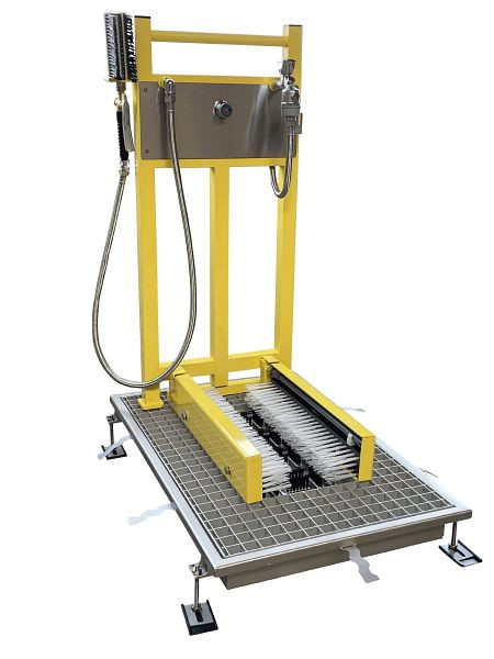 Bockermann Lave-bottes stationnaire en acier inoxydable avec cuve en acier inoxydable intégrée, STW 324