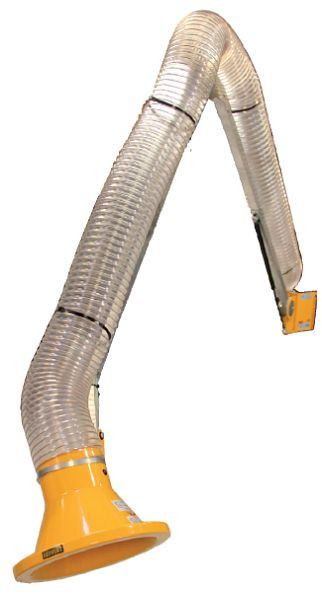 Bras d'extraction GEOVENT ATEX ASX avec joints externes 3,0 m ø125 mm, complet avec support mural, ASX-13