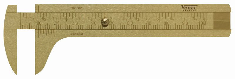 Taille du bouton en laiton Vogel Germany, 80 mm / 3 pouces, fabriqué en Allemagne, 214001