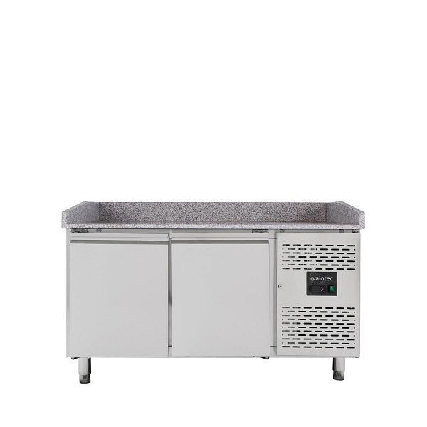 Table réfrigérée à pizza Vaiotec EASYLINE 800 / 2 portes "gris", 151,0x80x100 cm, 10023