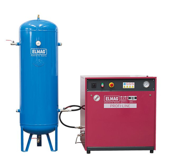 Compresseur ELMAG PROFI-LINE 'SILENT', PL-S 1100/10/3 D - en colis 1, 10122