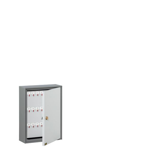 BURG-WÄCHTER armoire à clés V-PZ 6700/74 butée de porte droite, 74 crochets, préparé pour demi-cylindre profilé, HxLxP (extérieur) : 330 x 245 x 85mm, 12250