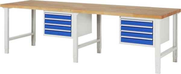 Etabli RAU série 7000 - modèle 7133, L3000 x P900 x H790-1140 mm, 13-7133A1-309B4H.11