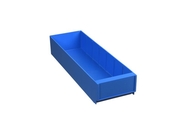 Plastipol-Scheu K/5 BOÎTE ÉTAGÈRE POL.IA BLEU, 500 mm x 155 mm x 92 mm, 23K50G0011