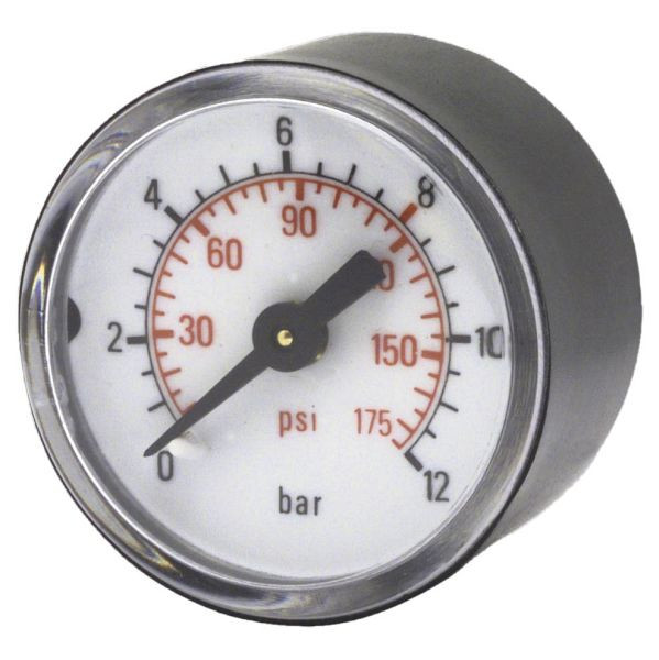Manomètre ELMAG 0-16 bar, Ø 50 mm, Ø 1/4', filetage extérieur à l'arrière, 46124