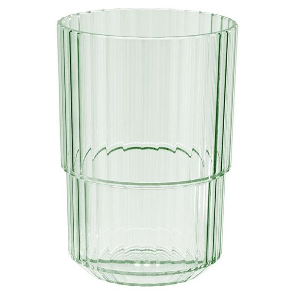Gobelet APS -LINEA-, Ø 8,5 cm, hauteur : 12 cm, Tritan, 400 ml, couleur : vert clair, lot de 48, 10573
