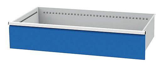 Tiroir Bedrunka+Hirth, rails inclus, R 48-24, hauteur de panneau 250 mm, capacité de charge 180 kg, dimensions en mm (LxPxH) : 1200 x 600 x 250, 60.13.250V18