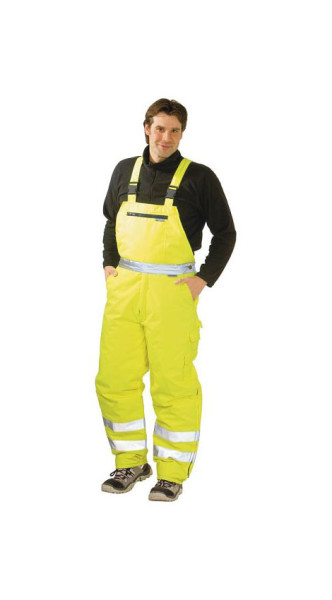 Salopette d'hiver haute visibilité Planam, jaune uni, taille XXXL, 2060064