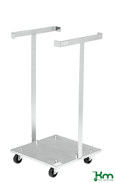 Kongamek Grand support de sac poubelle pour sacs de 125 litres, galvanisé, KM3030-E