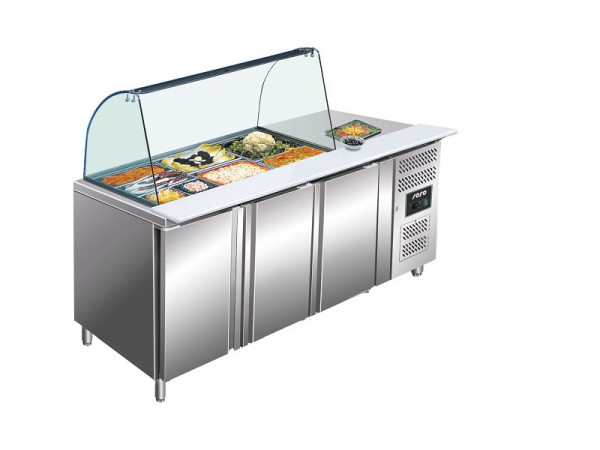 Saladette Saro avec accessoire verre modèle GN 3100 TNS, 323-10715
